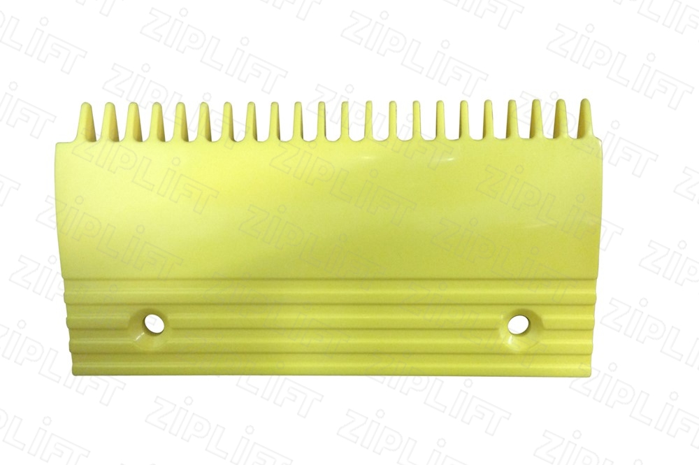 Гребенка левая желтая пластиковая L=204мм (22 зуба) BLT L47312024A