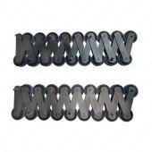 Тяговая цепь ступеней шаг 133.33мм, ролик D=75мм, палец d=12.5/12,8мм L=74,5мм (на 6 ступеней) 13RI-A Kone