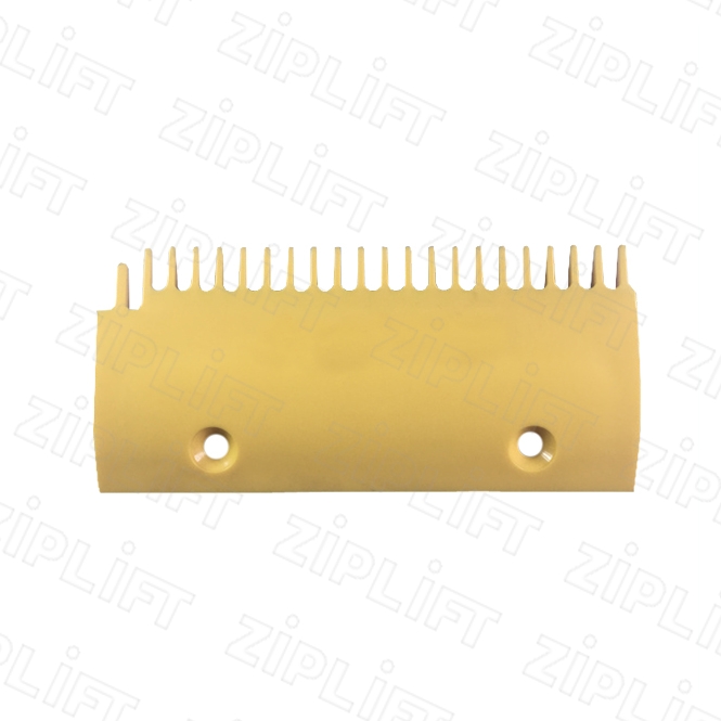 Гребенка левая желтая пластиковая L=202мм (22 зубья) SCE Sigma DSA2001488A-L