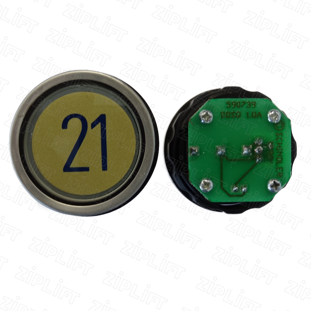 Кнопочный модуль COP "21" D2DUGD (зеленая подсветка) Schindler 59322925