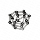 Цепь огибающей балюстрады 18 пары роликов (звено ALX08B0242) Kone 