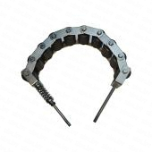 Цепь прижимная роликовая поручня эскалатора 10 роликов D=50мм шаг 60мм (новый тип) SSL