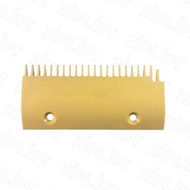 Гребенка правая желтая пластиковая L=202мм (22 зубья) SCE Sigma DSA2001488B-R