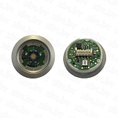 Кнопочный модуль COP (янтарная подсветка, серебристый ободок) Kone KM804343G02