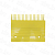 Гребенка правая желтая (22 зуба) GD-ALSI12 сегмент B Kone KM5270417H02