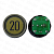 Кнопочный модуль COP "20" D2DUGD (зеленая подсветка) Schindler 59322924