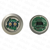 Кнопочный модуль COP (янтарная подсветка, серебристый ободок) Kone KM804343G15