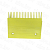 Гребенка левая желтая (22 зуба) GD-ALSI12 сегмент A Kone KM5270416H02