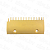 Гребенка левая желтая пластиковая L=202мм (22 зубья) SCE Sigma DSA2001488A-L