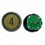 Кнопочный модуль COP "4" D2DUGD (зеленая подсветка) Schindler 59322908