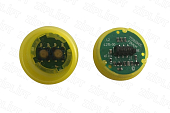Кнопочный модуль COP (янтарная подсветка, желтый ободок) Kone KM804343G18