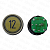 Кнопочный модуль COP "12" D2DUGD (зеленая подсветка) Schindler 59322916